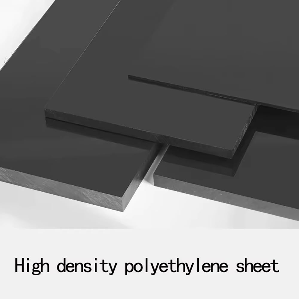 Czarna Płyta HDPE Polietylen, Panel Klasa Spożywcza Odporny Na Ścieranie, Tworzywo Techniczne Odporne Na Niskie & Wysokie Temperatury Do Projektów Ręcznych(300x500mm)