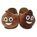Emoji Pantofole Carino Inverno del Fumetto Caldo Accogliente Morbido Peluche Interni Casa Pantofole Scarpe Unisex Adulta del EUR (35-41) (Poop)