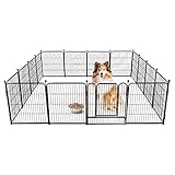 parque mascotas FÁCIL DE INSTALAR Y ALMACENAR: se instala y se pliega en segundos sin herramientas. No ocupa espacio cuando está plegado. Mide la altura del perro antes de comprar. Si tiene alguna pregunta, contáctenos, le brindaremos un servicio profesional.