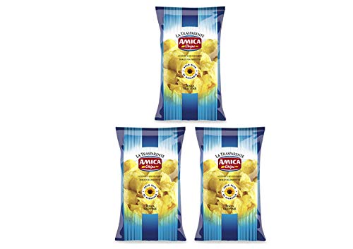 Preisvergleich Produktbild Kartoffelchips Patatine Classica Amica 3x190 Gr. Vorteilspack