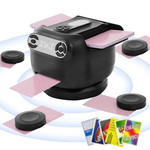 Mélangeur de cartes automatique rechargeable pour poker et UNO avec télécommande