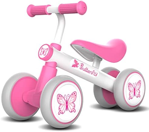 Wdmiya Baby Balance Bike for 1 Year Old Boys Girls, Riding Toys for Toddlers, No Pedal Bicycle, 12-36 Months Kids First Bike, Best Gift for Birthday, Christmas, Halloween