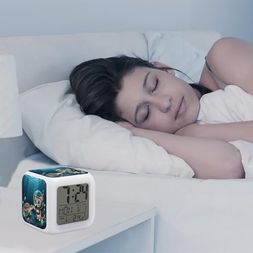 Reloj digital con fecha y temperatura ideal para decorar dormitorios infantiles y juveniles 6