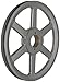 TB Woods AK69 FHP QT Bushed V-Belt Sheave, A Belt Section, 1 Groove, QT Bushing required, Cast Iron, 6.75" OD, 3710 max rpm