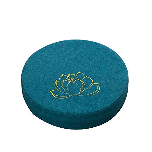 Round Meditation Pillow Cushion,Thickened Soft Yoga Floor Pillow with Removable Cover for Living Room Bedroom Garden