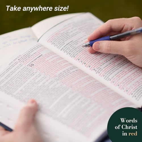 Image of KJV Holy Bible, Thinline Large Print Faux Leather Red Letter Edition Thumb Index & Ribbon Marker, King James Version, White (KJV Thinline LP Editions)