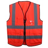 radwesten übergrößen Zertifizierungen: Volle Übereinstimmung mit ANSI/ISEA 107 Class 2 Standard. Jegliche Unvollkommenheit ist Garantie für volle Rückerstattung oder Umtausch. Risikofrei.