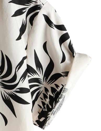 VATPAVE Boys Hawaiian Shirt Short Sleeve Button Down Shirt Summer Beach Shirts for Kids 6-14 Years4