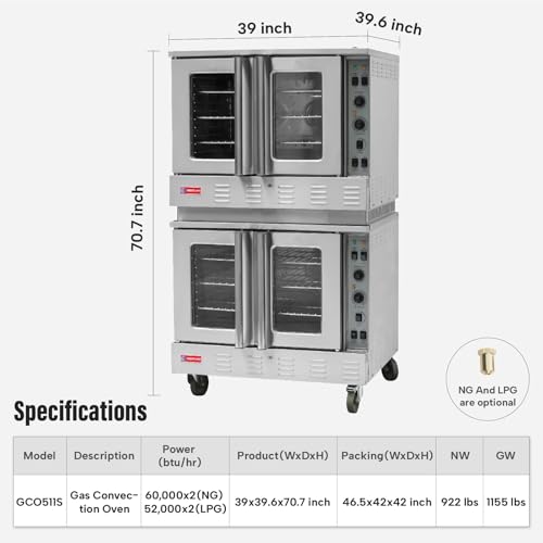 commercial convection oven pro 1675