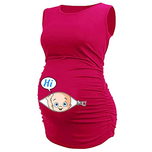 Camiseta divertida de maternidad de...