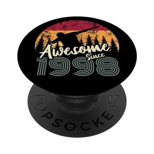24 cumpleaños para hombres y mujeres nacidos en 1998 24 años PopSockets PopGrip Intercambiable