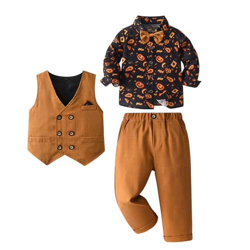 Costume d'Halloween garçon 3 pièces vêtement fête formel tout-petit 2026