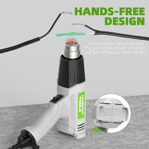 image for Huepar Tools Heat Gun, Fast Heating Dual-Temperature Settings 752℉&1