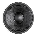B&C Speakers 18NW100 18-inch Subwoofer LF Drivers Ventilated 4-in. Copper Voice Coil Gap 1199 Wrms 2400 Watts Peak Neo Woofer Cone TWP Waterproof Both Sides 4 Ohm