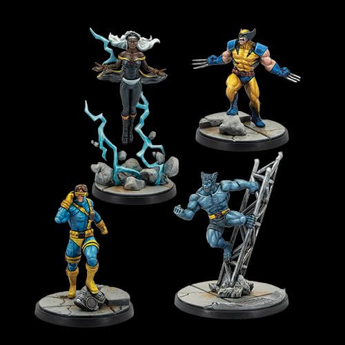 Marvel Crisis Protocol 35 mm basi 5x roccia/pietra rialzata