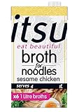 itsu Sesame Chicken Broth For Noodles 1L | Ready-to-Use | Asian-Inspired | Pack of 6