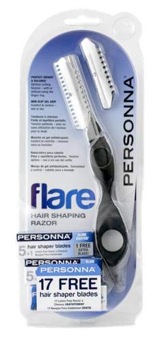 Personna Flare Hair Shaping Razor With Shaper Blades (Pack of 1)