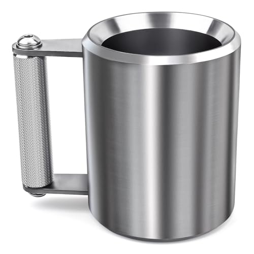Esayendder Mug,8KG/18LB 300 ML Stainless Steel Super Dumbbell Fitness Sports, Coffee Mug