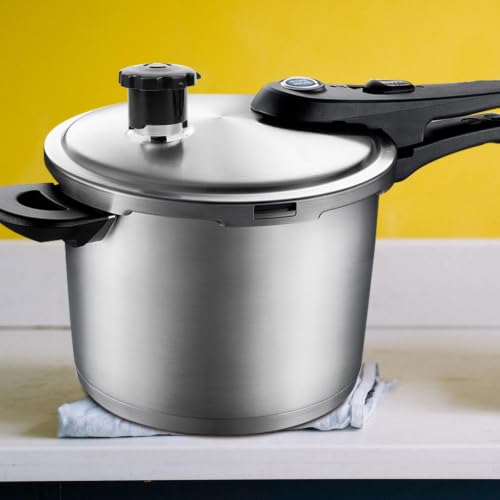 Kit de 2 piezas de válvula de alivio de seguridad y mango de liberación de vapor para olla a presión Kichvoe para uso en cocina miniatura 4
