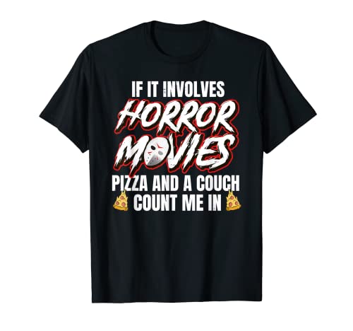 Si Se Trata De Películas De Terror Pizza Y Una Película De Camiseta