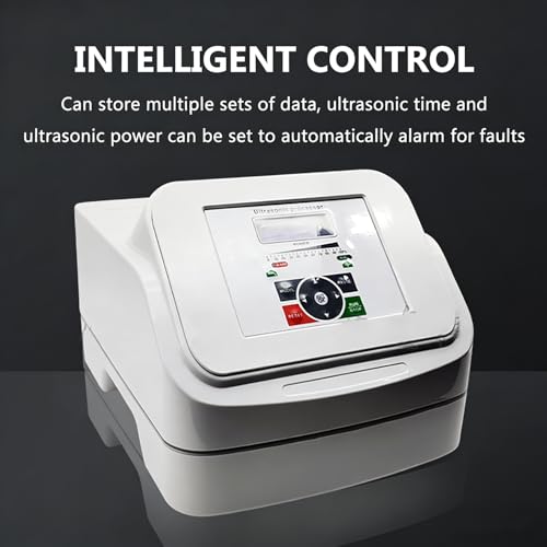 Macchina emulsionante da laboratorio omogeneizzatore, miscelatore sonicatore a controllo digitale con timer di impulsi on/off per emulsionamento liquido, processore distruttore cellulare