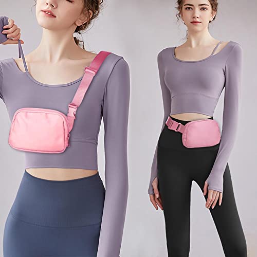 Amazerbst Fanny Pack, Everywhere Belt Bag,40 Inch Adjustable Strap for Women and Men,Waterproof