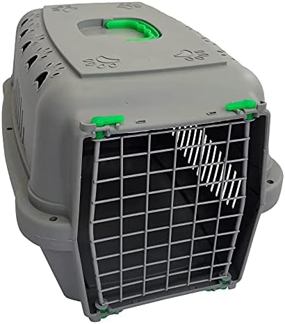 Caixa De Transporte Pet N 3 Para Cães e Gatos Durapets Neon Cor:V...