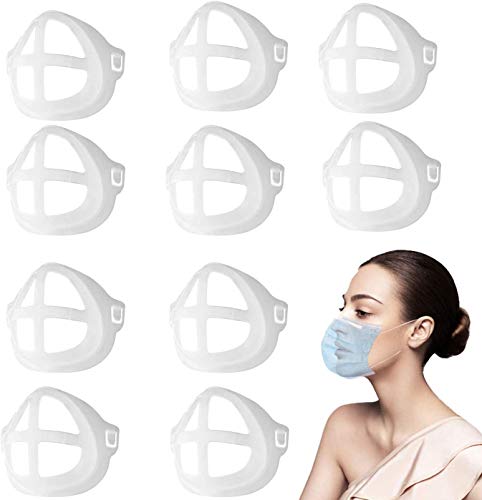 3D Mask Bracket - Protect Lipstick Lips - Internal Support Holder Frame Nose Breathing smoothly - DIY Face Mask Accessories(10Pcs) (Large-Adult)