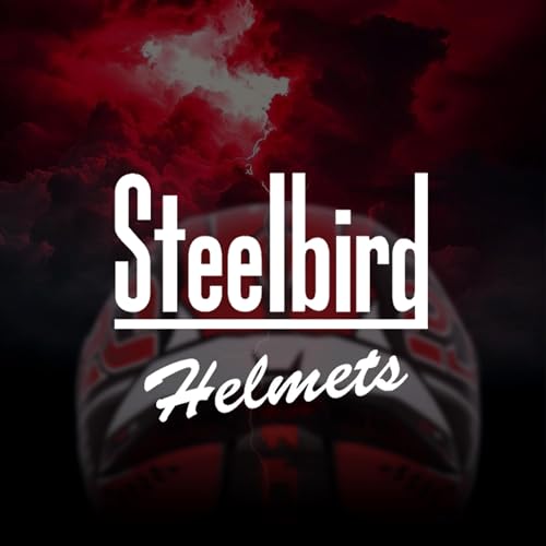 Image of Steelbird SBA-20 Trace ISI Certified Flip-Up Graphic Helmet for Men and Women with Inner Silver Sunshiled