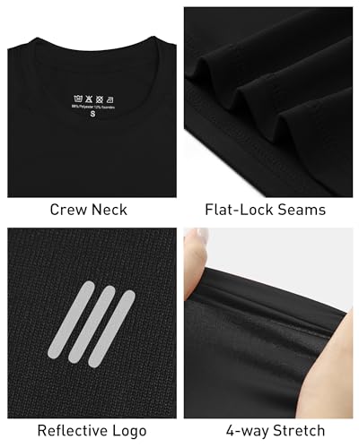 Youth Boys Compression Shirt, Long Sleeve Kids Athletic Undershirt Quick Dry Base Layers for Baseball Football Sports4