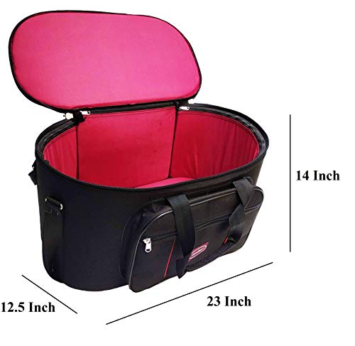 Image of Malav Tabla Hard Fiber Case Bag Black