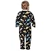 Emelivor Space Exploration Black Baby Newborn Pajamas Outfits Footie Long Sleeve Romper Pjs for Boy Girl Kids