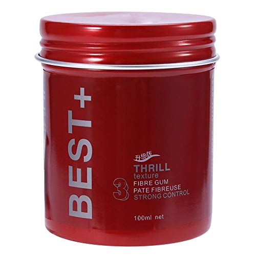 Hair Pomade Wax, Safe Without Stimulation 100Ml Hair Wax, Home Improve The Rough Hair Quality For Hair Hair Repair(Matte gray)