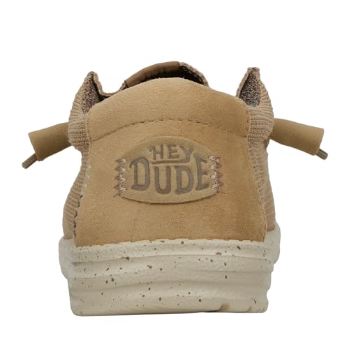 Image of HEYDUDE Men's Wally Sport Mesh Slip On Loafer | Elastic Laces | Speckled Outsole, Contrast Heel Panel, Rounded Toe, Reinforced Heel Stitching