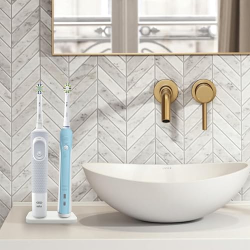 Electric Toothbrush Holder Stand compatible with Oral B (two toothbrushes) - Cosy Home Interiors Electric Toothbrush Holder Stand compatible with Oral B (two toothbrushes) - Image 2