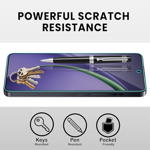 Image of FIRST MART Matte Anti-Glare Tempered Glass for Oppo K13 Turbo Pro and Oppo K13 Turbo With Installation Kit | Military-Grade Gaming Screen Protector & Cable Guard | Edge to Edge Coverage | Black