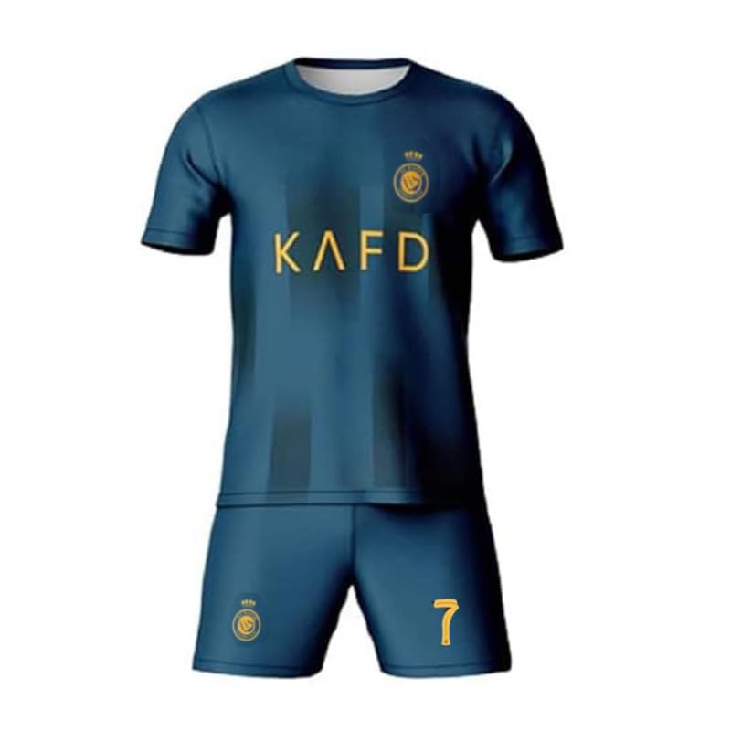 Image of Ronaldo 7 Jersey with Shorts for (Kids,Boys & Men)