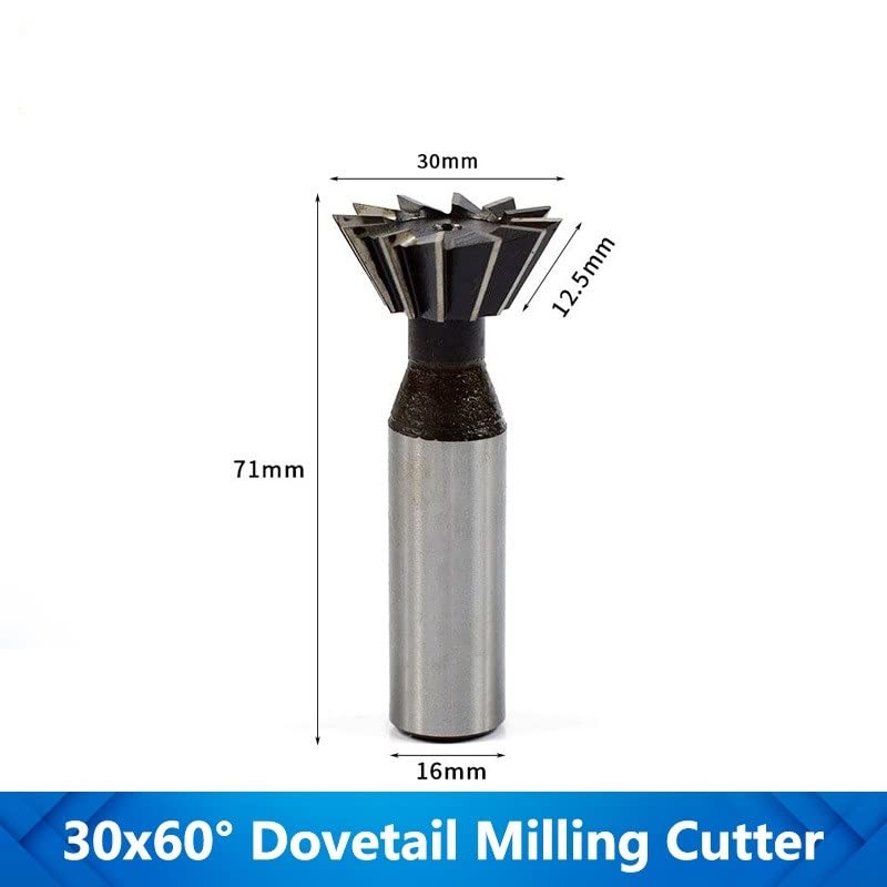 Fraise à queue d'aronde HSS 30mm pour rainurage CNC précis