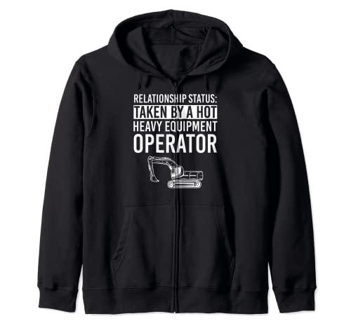 Ropa de operador de equipos pesados | Diseño de operadores divertidos Sudadera con Capucha
