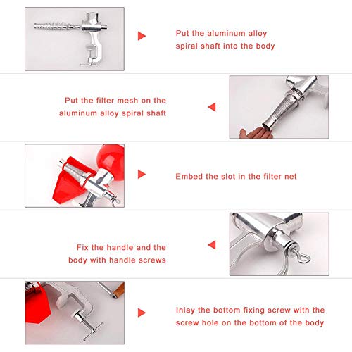 Aluminum Alloy Thick Manual Juicer Fruit Tomato Lemon Orange Vegetables Squeezing Kitchen Tool for Home Beverage Shop - Image 3