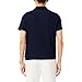 Lacoste Men's Ultra Dry Badge Accent Tennis Heritage Polo Shirt, Navy Blue/White, X-Large