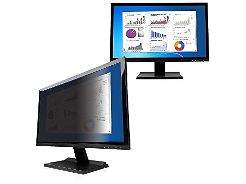 Image of V7 PS23.0W9A2-2N 23 inch Privacy Filter (16:9, 20.07 x 11.29 in / 50.98 x 28.68 cm, Cleaning Cloth, mounting Straps) matt /Glossy