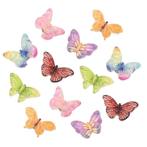 12 imanes mariposa decorativos para refrigerador
