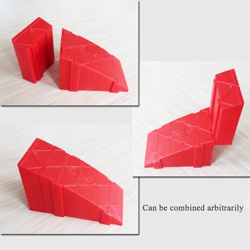 Rampa plástica portátil 16 cm altura con diseño encajable miniatura 6