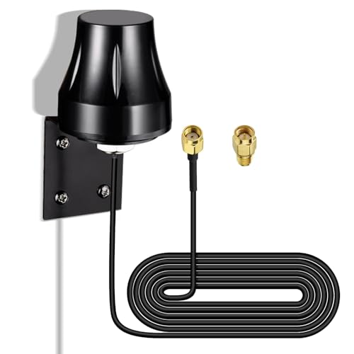 Bingfu Antena WiFi para exteriores de doble banda 2.4 GHz 5.8 GHz montaje en pared MIMO RPSMA y SMA macho WiFi para enrutador WiFi Hotspot USB WiFi adaptador extensor de rango Gateway Monitor de