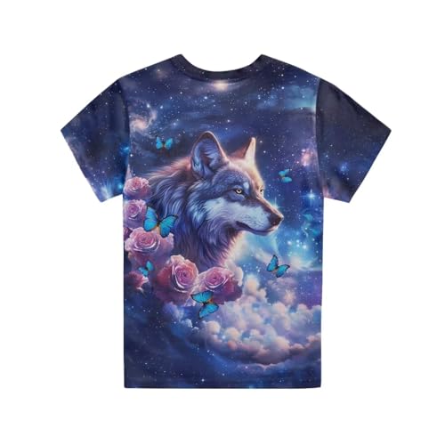 Image of Xhuibop Kids Tshirts Girls Boys 3-16 Years Summer Clothes for Teens Loose Fitting Tops