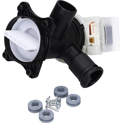 LUTH Premium Profi Parts Bomba de drenaje compatible con Siemens 00145093 Kebs con colador para lavadora secadora