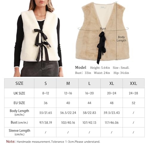 Chaleco de piel sintética ligero estilo casual para invierno y primavera 5