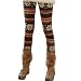 Rabbit Rachel Snowflake Christmas Pattern Winter Thick Warm Leggings