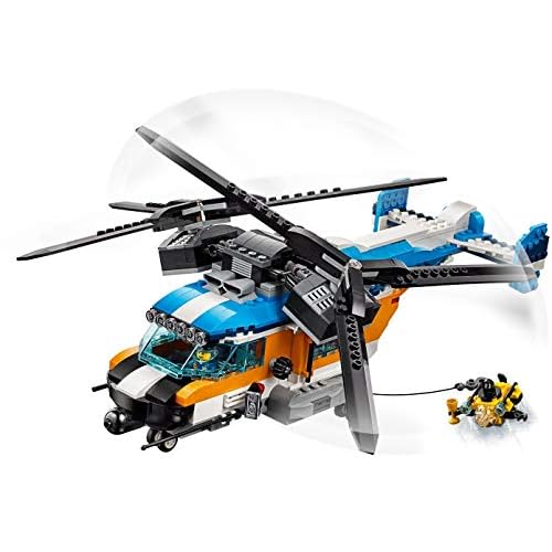 Lego 31096 Creator 3-in-1 Set: Doppelrotor-Hubschrauber, Jet oder Luftkissenboot